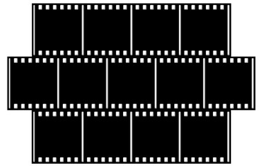 Retro 35mm analog positive film slides artistic