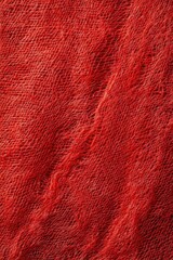 Red cloth close-up