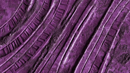 Abstract Purple Tire Track Pattern Design