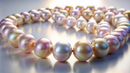 Baroque Pearl Strand - Night Photography, Freshwater Pearls
