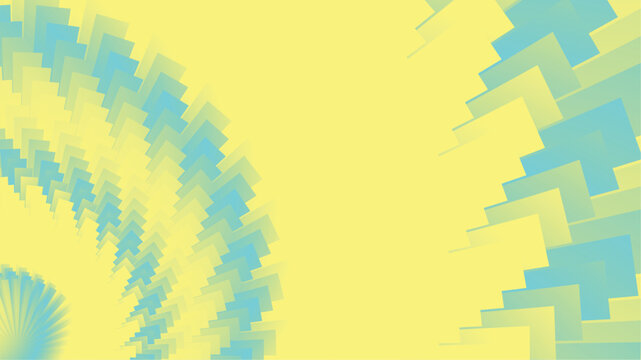 Yellow and Green Whirling Fuzz Background, Type 02