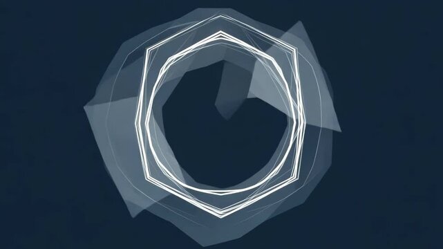 Creative animation of colorful particles swirling in a dark background, captivating viewers with dynamic movement and fluidity