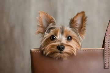Yorkshire Terrier in a Purse