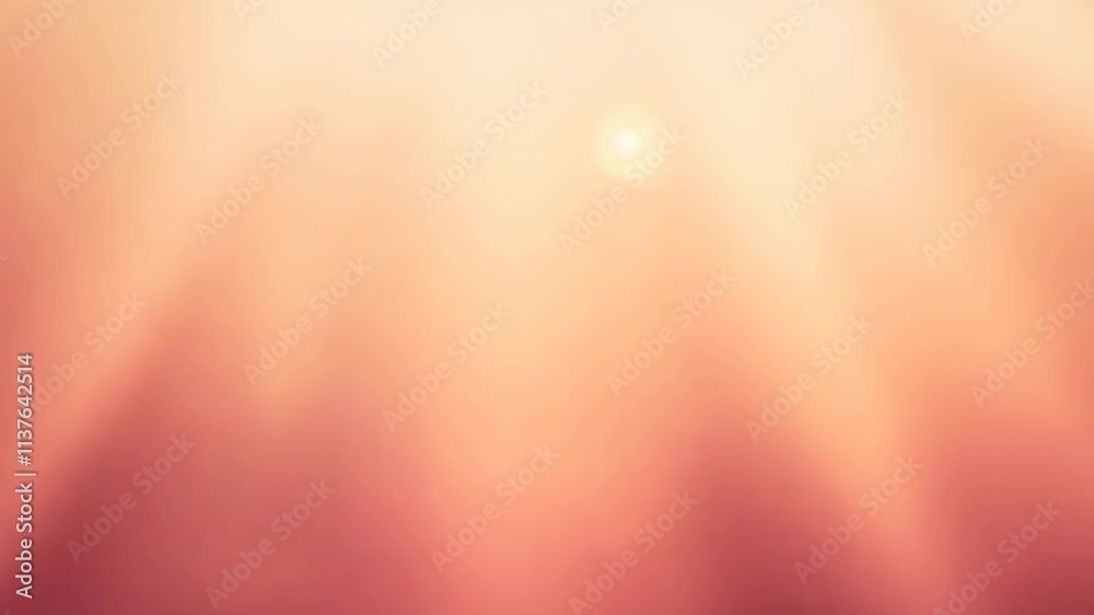 Aufkleber Bright sunlight filters through trees creating a warm and inviting atmosphere in nature