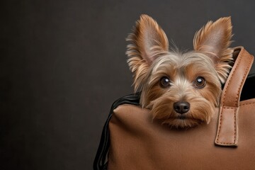 Yorkshire Terrier in a Purse