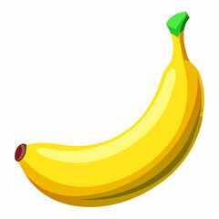 bananas isolated on white