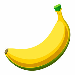 banana isolated on white background