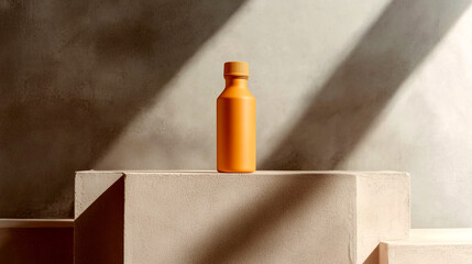 orange bottle shot