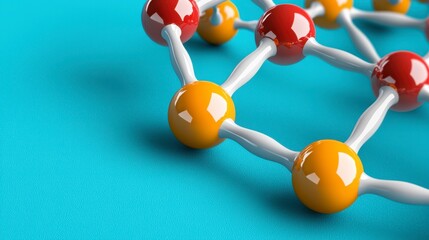 Analyzing molecular structures laboratory scientific illustration clean environment close-up chemistry concepts for research
