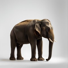 Fototapeta premium elephant isolated