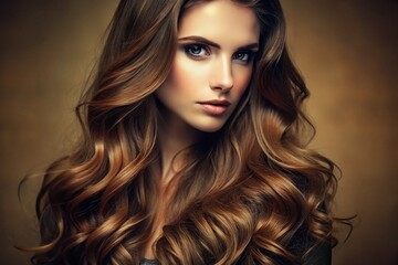Fototapeta premium Long Wavy Brown Hair Styles: Gorgeous Waves, Brown Hair, Wavy Hairstyles, Long Brown Hair, Hair Style Inspiration, Brown Wavy Hair, Beautiful Hair