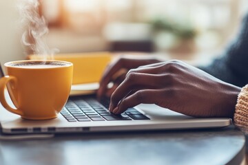 professional working on laptop