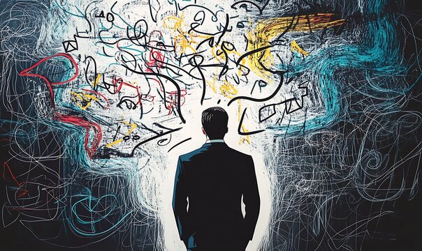 
bad complex messy management or organization, chaotic decision tree, complicated business process


