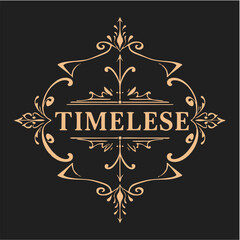 Ornaments collection in vintage style