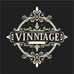 Ornaments collection in vintage style