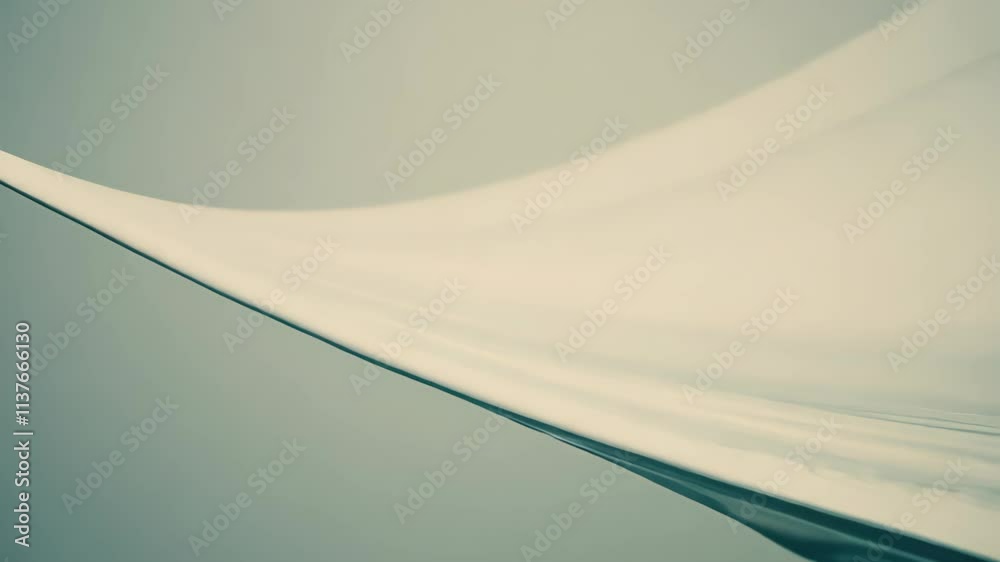 Poster Exploring curves and lines in abstract design highlighting smooth textures and subtle color gradients