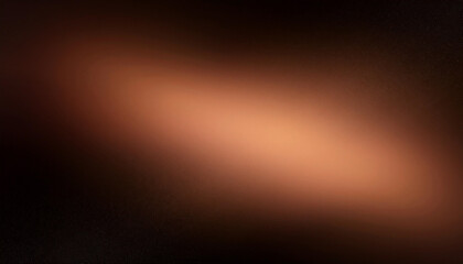 Fototapeta premium 2025 year color. Defocused mocha mousse radiance soft texture color on dark black abstract empty space background.