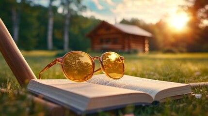 Local Serenity: A Countryside Reading Escape. Generative AI