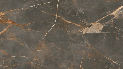 Stunning Dark Grey Marble with Gold Veins - Exquisite Natural Stone for Interior Design