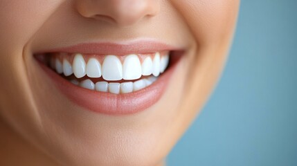 Obraz premium Bright Smile and Healthy Teeth Showcasing Oral Hygiene and Confidence in Portrait