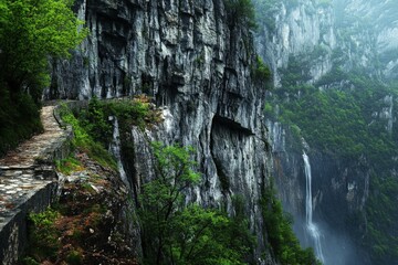 Capri - Italy. Beautiful simple AI generated image