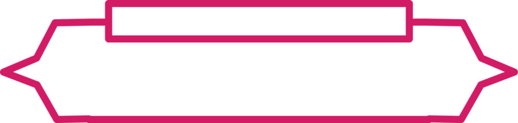 Obraz premium Customizable Name Box Outlines