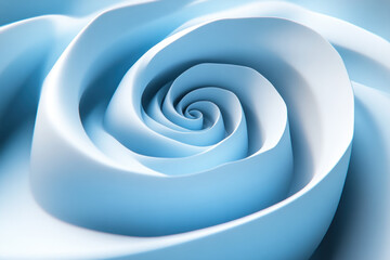 Abstract Blue Spiral Design Creates Smooth, Modern, and Elegant Visual Flow Seamlessly