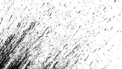 Naklejka premium Grunge black and white urban vector texture. design brush strokes. Overlay texture. Faded black-white dyed paper texture. Sketch grunge design. Use for poster, cover, banner, mock-up, stickers layout.