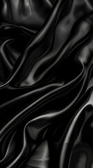 Obraz premium Deep black background, perfect for a screensaver, providing a sleek and elegant look for any display.
