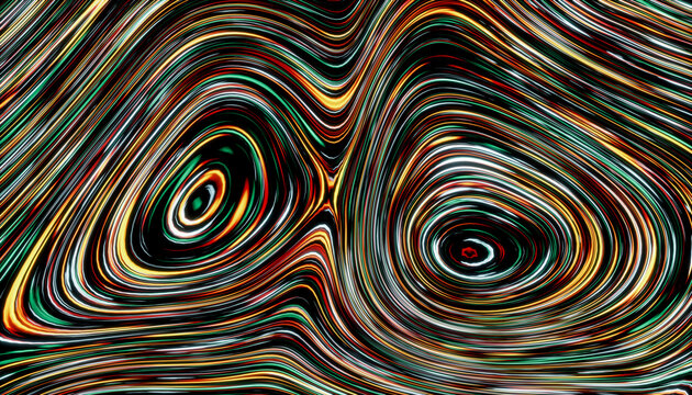 Wavy Abstract 3D Render with Ethereum Theme Visuals