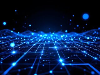 Obraz premium Abstract Digital Network Background