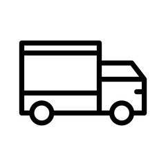 Fototapeta premium Delivery Truck Vector Icon Design Illustration