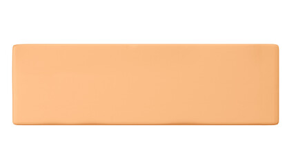 Png text box sticker, 3D rendering, transparent background