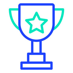 Trophy Vector Icon Design Illustration