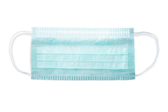 Surgical mask to prevent coronavirus contamination transparent png