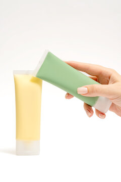 Face mask tubes with natural ingredients for skincare