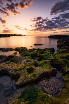 Mesmerizing Coastal Sunset at Cabo Roig, Spain