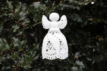 christmas angel on a tree