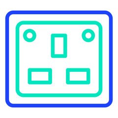 Socket Vector Icon Design Illustration