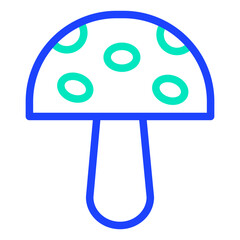 Mushroom Vector Icon Design Illustration