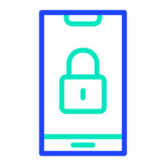 Lock Vector Icon Design Illustration