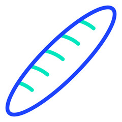 Baguette Vector Icon Design Illustration