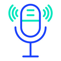 Microphone Vector Icon Design Illustration