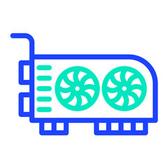 Video Card Vector Icon Design Illustration