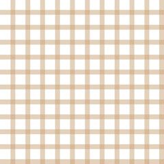 Brown plaid png pattern, transparent background, aesthetic design