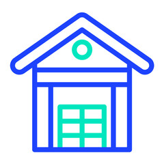 Warehouse Vector Icon Design Illustration