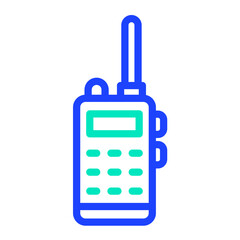 Fototapeta premium Walkie talkie Vector Icon Design Illustration