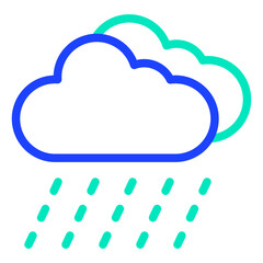 Rain Vector Icon Design Illustration