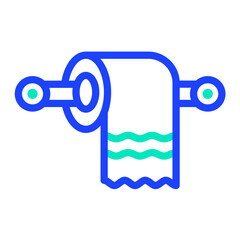 Toilet paper Vector Icon Design Illustration