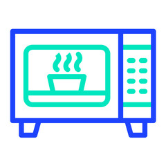 Microwave Vector Icon Design Illustration
